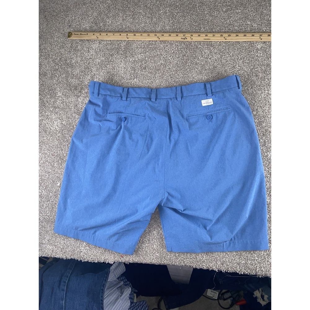 Vineyard Vines Performance Short Breaker Blue Mens 40 Preppy 8" Casual Stretch - Picture 8 of 8